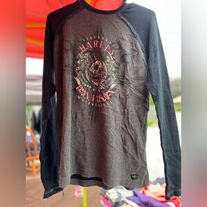 Men’s Harley Davidson rugged lightweight sweater